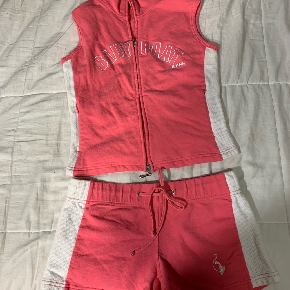 Baby Phat top /shorts size small